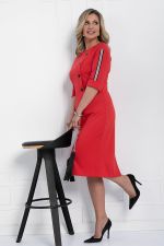 Платье Простота в деталях (красное) П12621-5 LT Collection