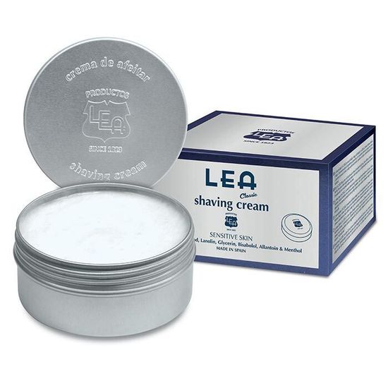 Крем для бритья Lea Classic в металлической банке Shaving Cream Jar 150 г
