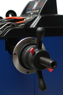 Станок балансировочный ROSSVIK VT-62 NEW (электронная линейка, автостоп, LASER, LED) RAL5005 СИНИЙ