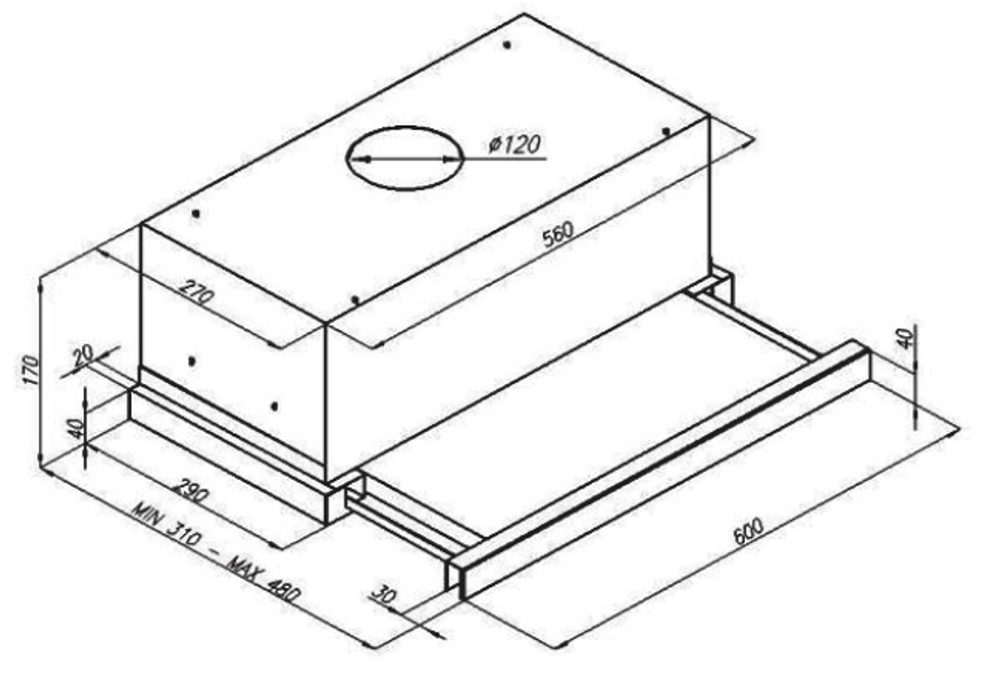 Вытяжка Kuppersberg SLIMLUX IV 60 X