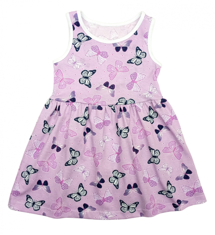 Сарафан 202/6 сирень, бабочки