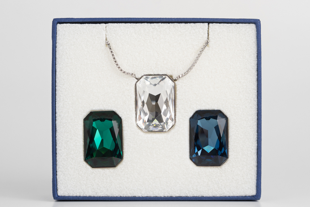 Колье Swarovski с тремя сменными подвесами