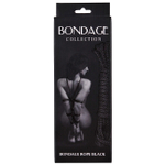 Черная веревка для связывания Bondage Rope Black (9 м , серый) (Цвет: серый)