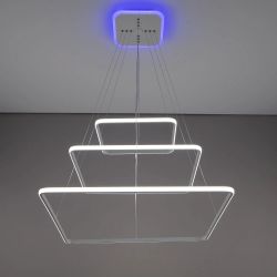 Citilux Неон Смарт CL731AK110E Умная подвесная люстра Белая