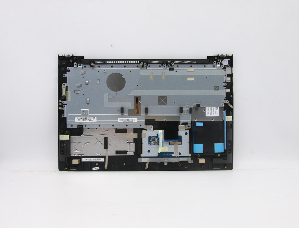 Верхняя панель с клавиатурой (топкейс) для ноутбука Lenovo U530T раскладка - русская, с подсветкой, черная, без отпечатка пальца (90204072), оригинал