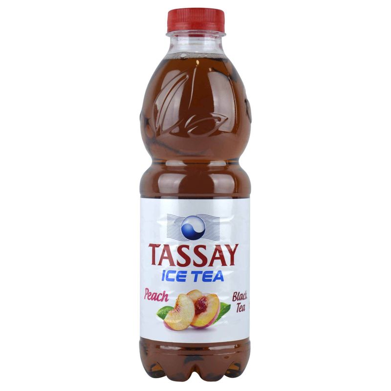 Чай TASSAY ICE TEA черный Персик 1 л/бут 6 бут/кор