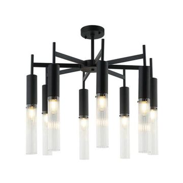 Потолочная люстра 8*Е14 APL.327.17.08 чёрный Kasia Aployt