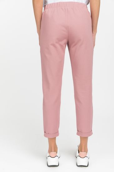 Брюки женские повседневные укороченные с карманами Лори B1170-O31,розовый