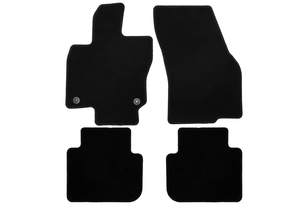 Коврики в салон для JETTA VS7 2023- (I рестайлинг, I рестайлинг 2) кроссовер, 4шт. (текстиль) KLEVER0112800301200K