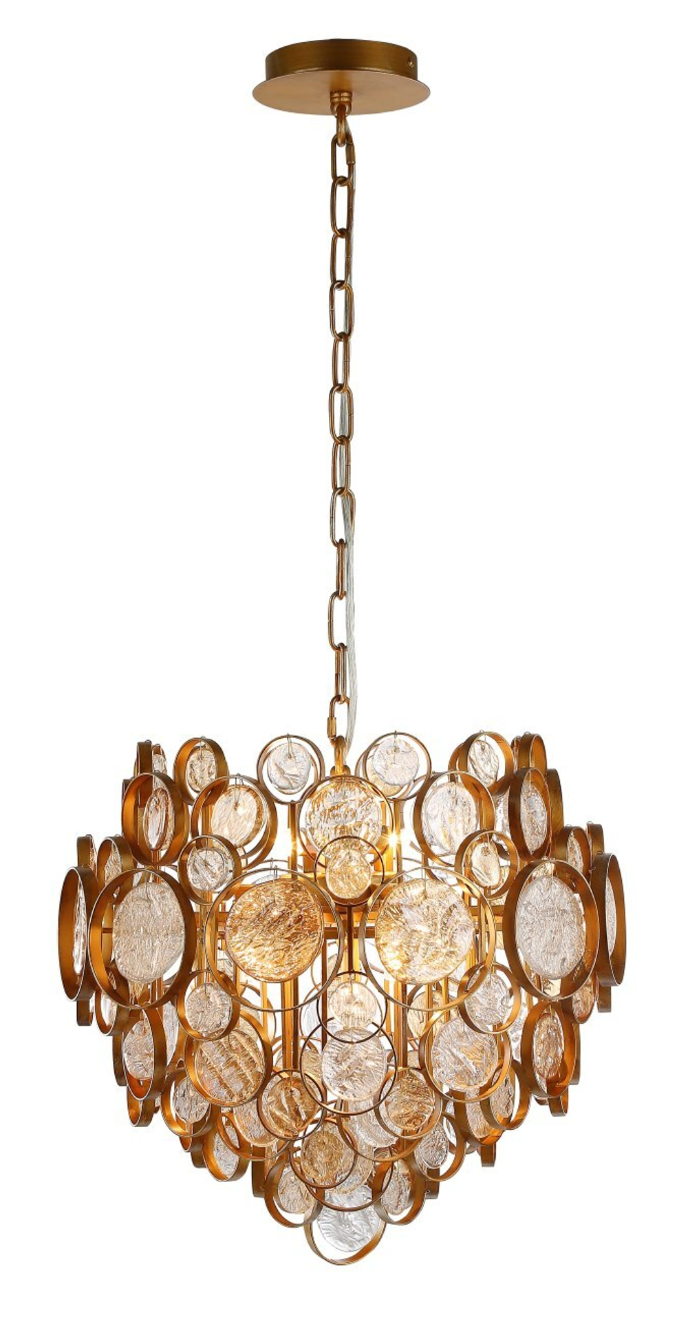 Светильник подвесной Crystal Lux DESEO SP6 D460 GOLD