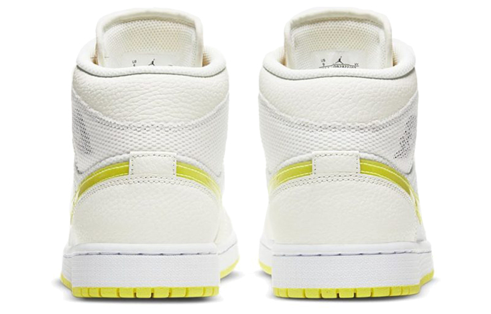 Кроссовки Jordan Air Jordan 1 Mid Se "Voltage Yellow" (Женская размерная сетка)