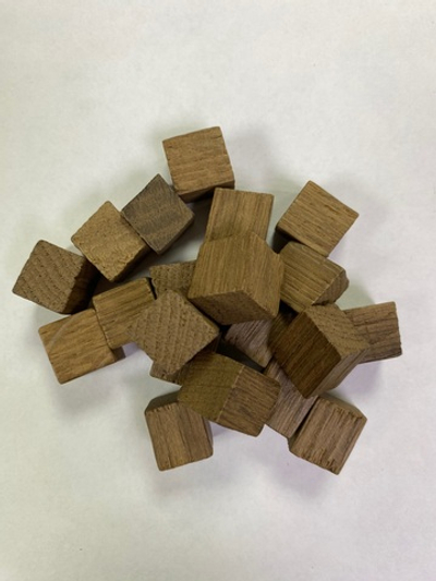 Кубики дубовые средней обжарки (Кавказ), 100 гр.