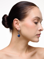 Серьги "Lovely" с лазуритом Silver 