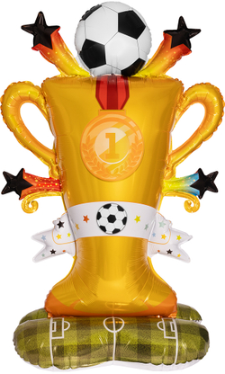 Шар 3D (59''/150 см) Фигура на подставке, Кубок Чемпиона, Футбол, 1 шт.