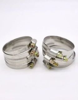 Хомут червячный 40-60 мм, 10 шт нержавеющая сталь