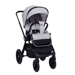 Детская коляска Sweet Baby Vento Black 3 в 1 Grey
