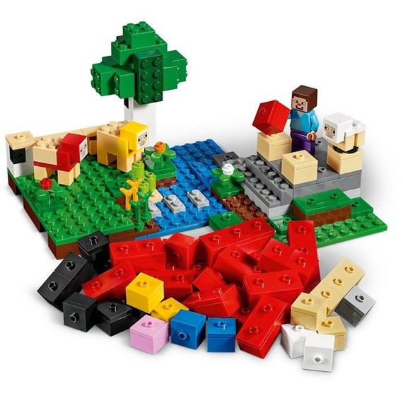Lego konstruktor Minecraft The Wool Farm