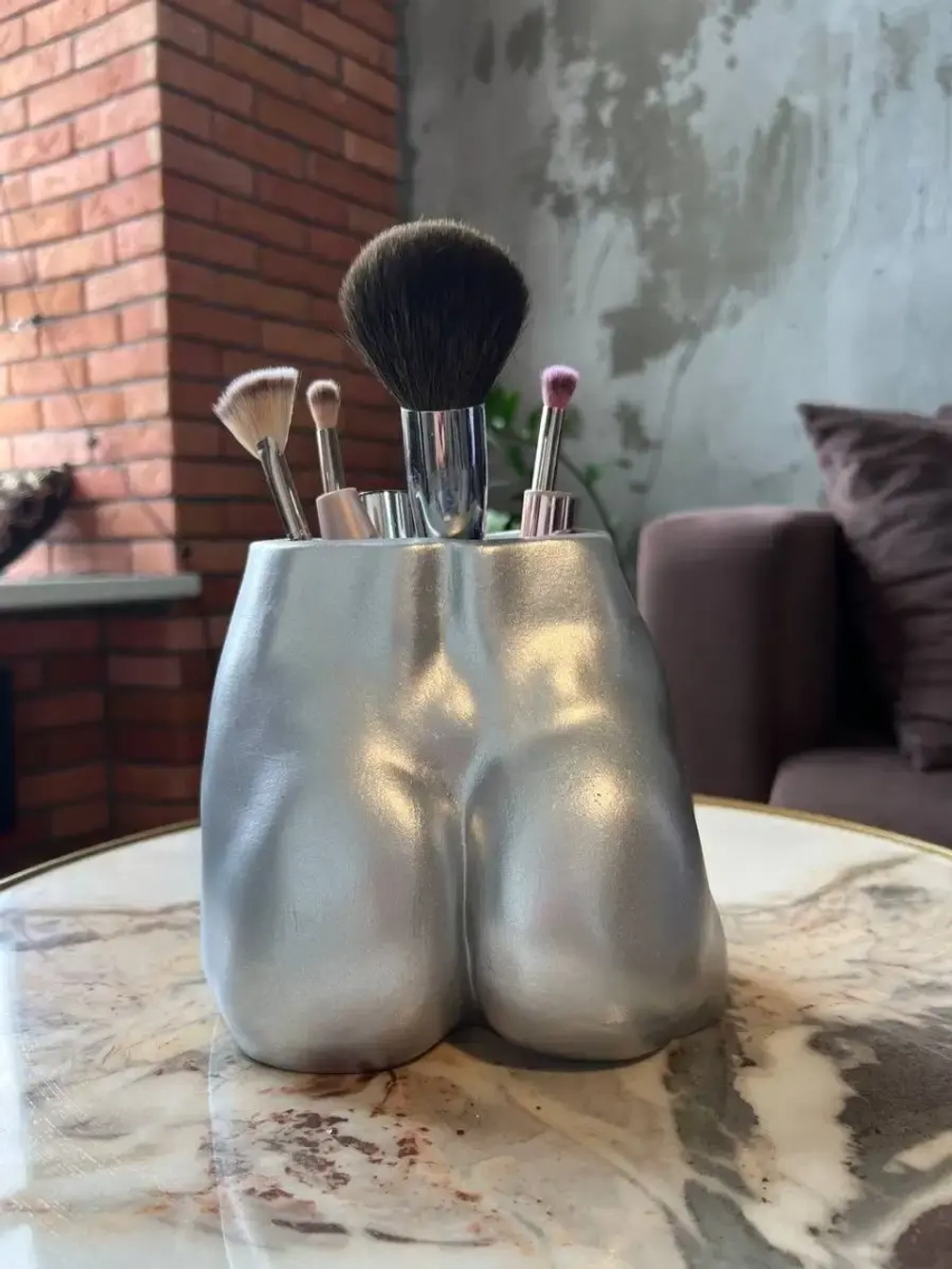 Кашпо Женское тело Горшок  Ваза скульптура декор для дома