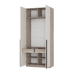 Шкаф 2х ств. ШК-03 МС Урбан дуб смоки/кашемир