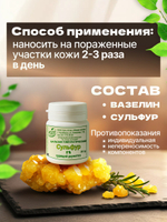 Гомеопатический бальзам Сульфур 25 гр