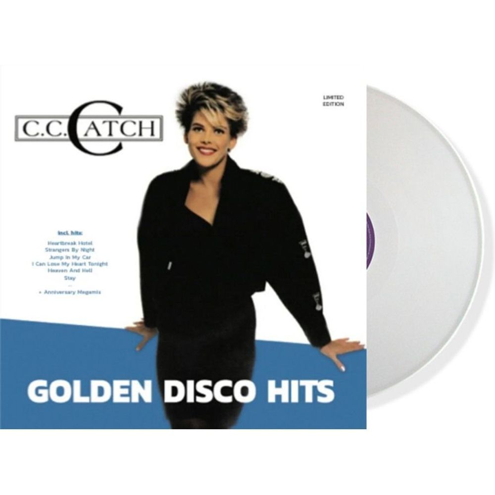 C.C. CATCH Golden Disco Hits (White, LP) новая запечатанная виниловая пластинка