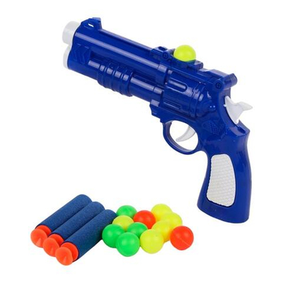 Пистолет с шарами, блистер 510C