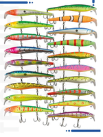 Воблер для троллинга (судак, щука, лосось) LureMax STINKA 130FDR-196 17 г. плавающий