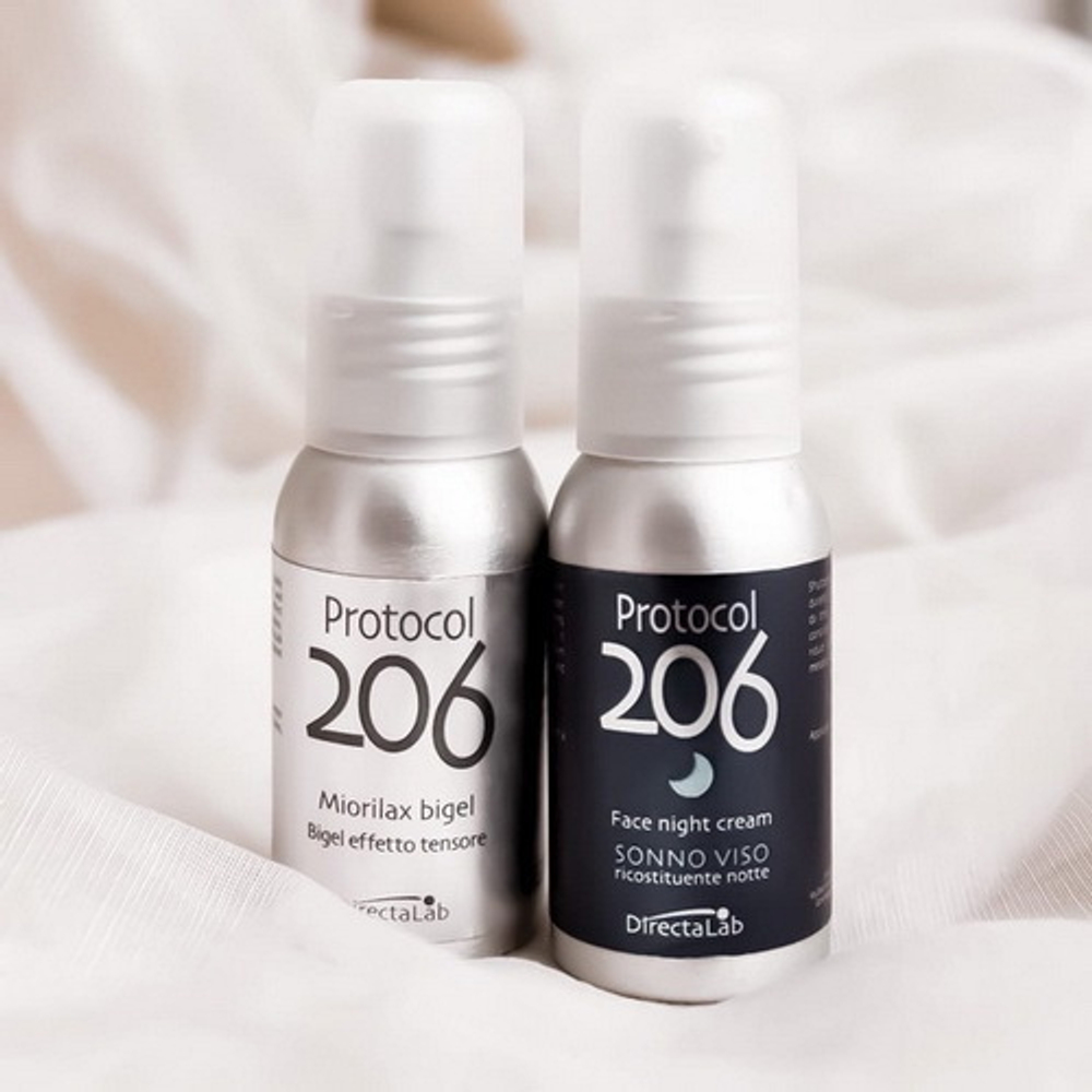 Protocol 206 Miorilax Bigel + Sleep Face Night Cream Directalab |  Бигель Миорелакс + Ночной крем для лица