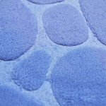 Коврик для туалета Roomis Камни 50*50см, синий