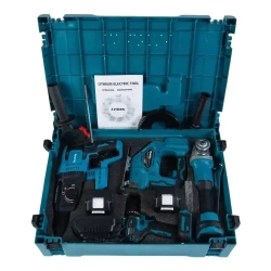 Набор 4в1, Электроинструмент Аккумуляторный УШМ (Болгарка), Шуруповерт, Перфоратор, Лобзик, 21V, 6 Ah