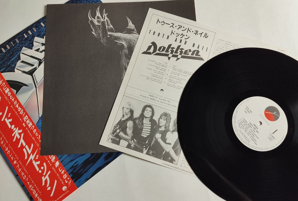 Винтажная виниловая пластинка LP Dokken Tooth And Nail (Japan 1984) (Obi)