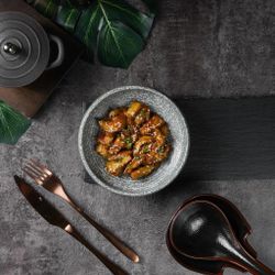 Салатник 340 мл d 15,5 см h4 см глазурь Glossy Stone Untouched Taiga P.L. Proff Cuisine [1]