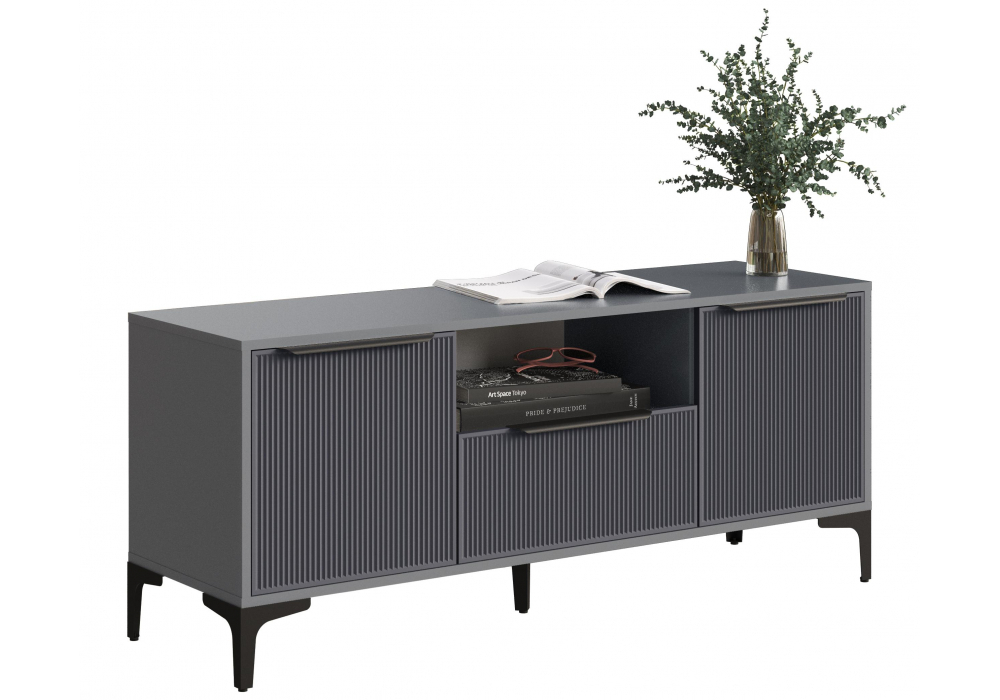 Готовая гостиная Woodville Иадама графит, графит софт  1