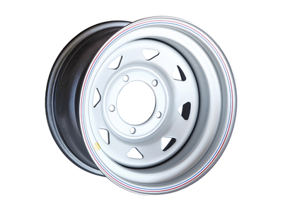 Диск усиленный УАЗ стальной серебристый 5x139,7 8xR15 d110 ET-19 (треугольник мелкий)