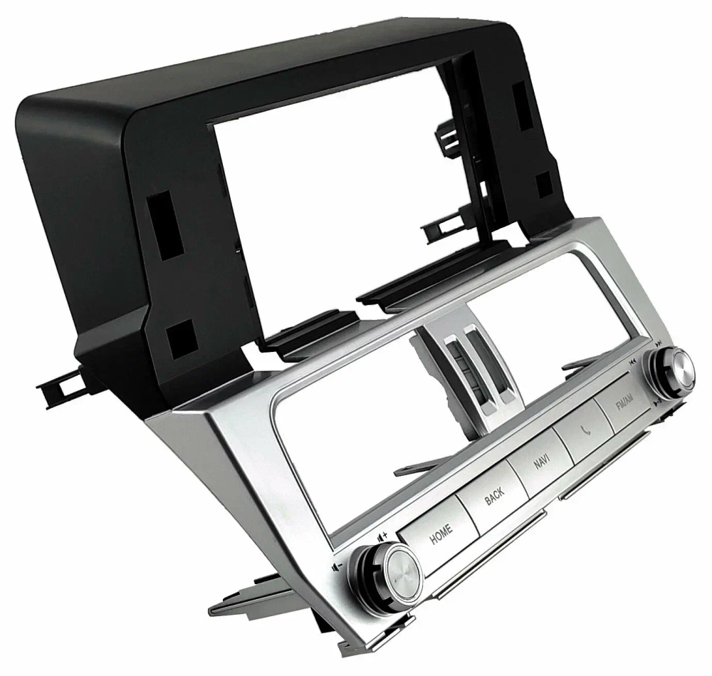 Магнитола Toyota Land Cruiser Prado 150 2017-2019 (без штатного 360) - Canbox H-Line 0073 монитор 12.3" QLED в стиле BMW на Android 10, ТОП-процессор, CarPlay, 4G SIM-слот