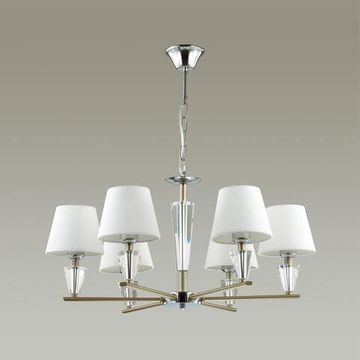 3733/6 NEOCLASSI LN19 68 хром, золотой Люстра E27 6*60W 220V LORAINE