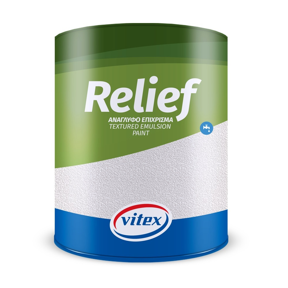 VITEX RELIEF - текстурированная фасадная краска с высокой прочностью и влагостойкостью. Прочная отделка без растрескиваний. Для внутреннего и наружного применения.