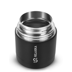 Термос для еды Relaxika 301 (0,5 литра), черный