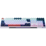 Механическая клавиатура Defender Whisper, бел-син-оранж., тихая
