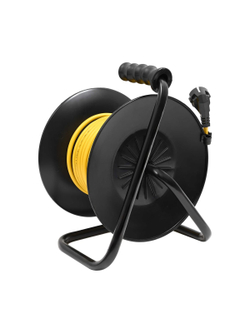 Силовой удлинитель Inforce на катушке 4 гнезда, с/з ПВС 3х1,5 16A 10м IP20 GRANITE ZG 09-15-09