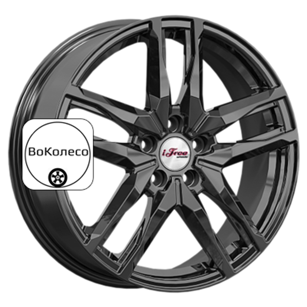 6,5x18/5x114,3 ET37 D66,6 Бомбей (КС1075) BK iFree