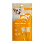 Крем-лакомство для кошек Мнямс с курицей 4 шт.*15 г