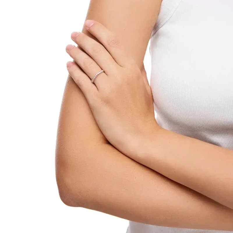 Кольцо Прозрачный Ромб – Серебро