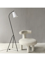 Торшер напольный с абажуром в гостиную современный