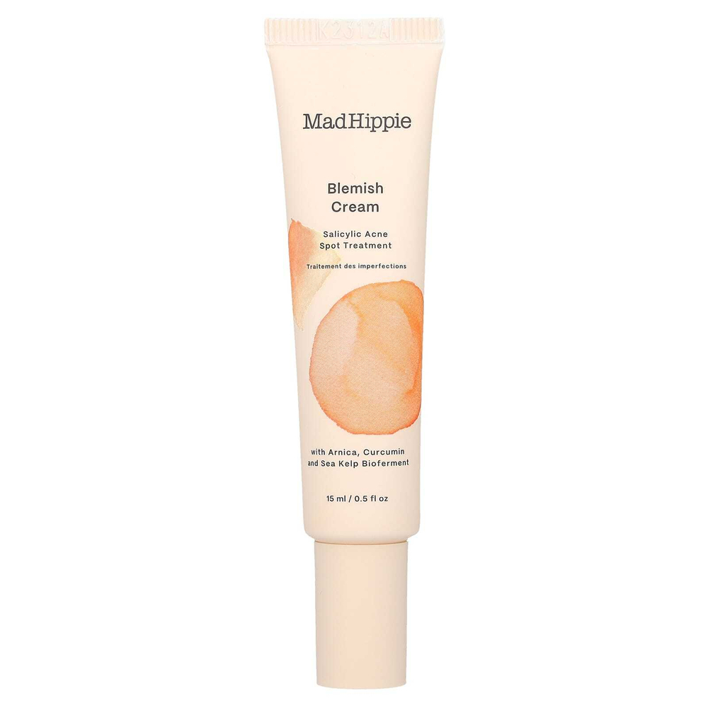Mad Hippie, Blemish Cream, средство от пятен от акне, салициловый, 15 мл (0,5 жидк. унц.)
