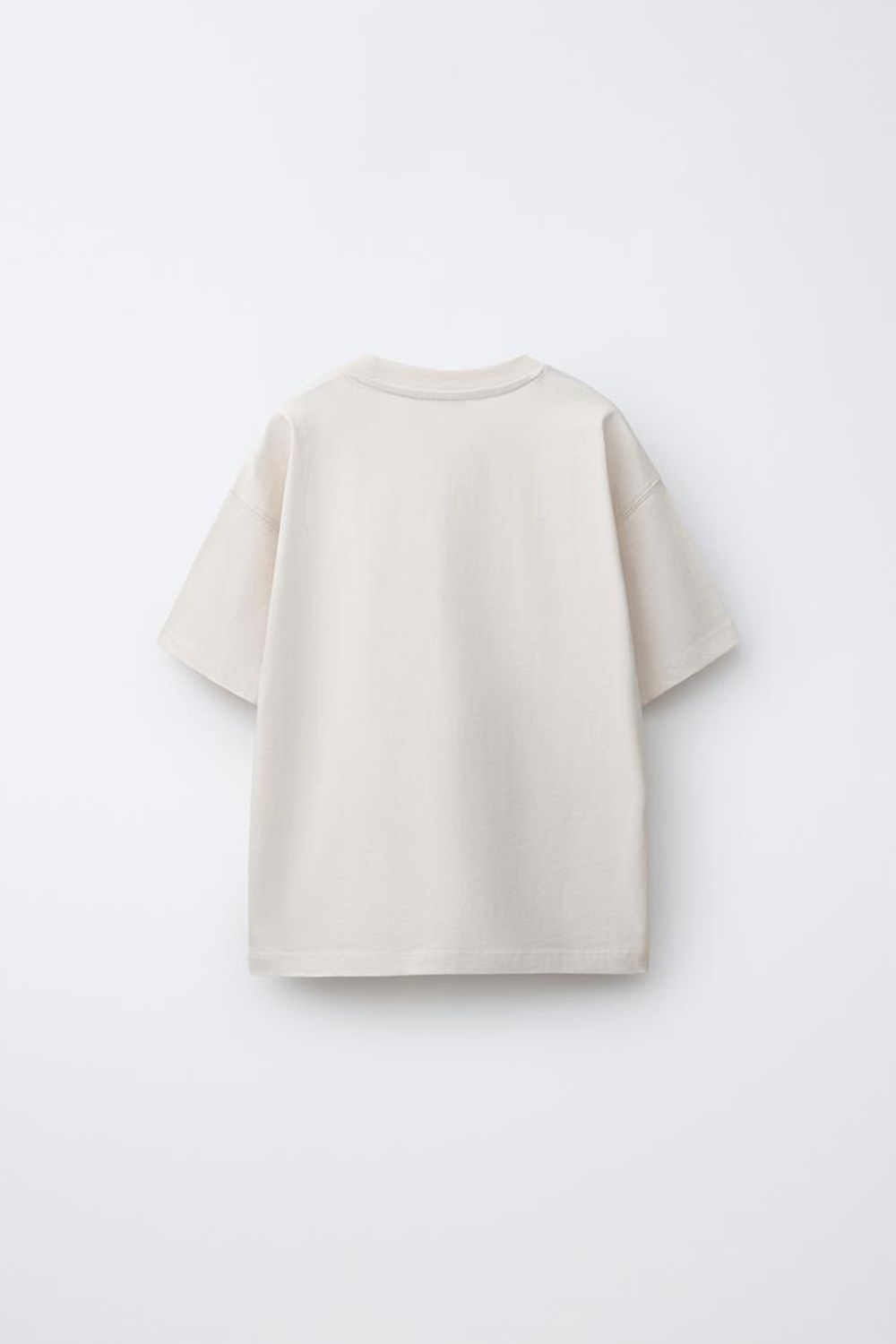 ZARA НАБОР ИЗ ТРЕХ ОДНОТОННЫХ ФУТБОЛОК, ОРАНЖЕВЫЙ