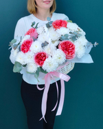 Корзина с цветами(00482)