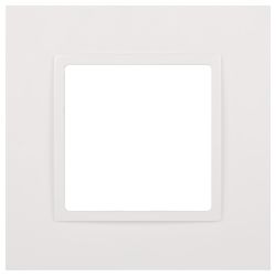 Рамка для розеток и выключателей ЭРА Elegance 14-5011-01 Classic, на 1 пост, белый