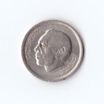 Марокко 1 дирхам 1974 г в блеске UNC