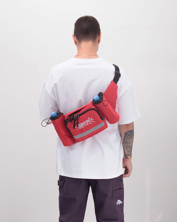 Сумка поясная Anteater Doublebag Красная - фото 3